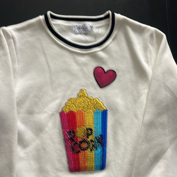 LOLA and The Boys Girl’s Sweatshirt Size 12 New without Tags - Picture 5 of 11